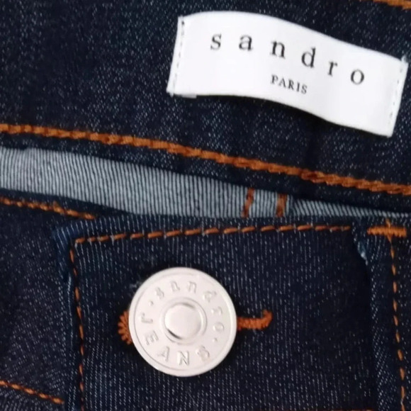 NWOT Sandro Paris Skinny Brut Jeans  Size 34 Eur - Picture 2 of 5